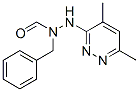 N-benzyl-N-[(4,6-dimethylpyridazin-3-yl)amino]formamide CAS#: 17258-16-1