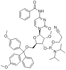 N-blocked-5'-O-DMT-2'-O-Me CED cytosine phosphoramidite CAS#: 110764-78-8