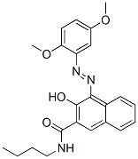 N-butyl-4-[(2,5-dimethoxyphenyl)azo]-3-hydroxynaphthalene-2-carboxamide CAS#: 10000-56-3