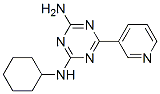 N-cyclohexyl-6-pyridin-3-yl-1,3,5-triazine-2,4-diamine CAS#: 28321-37-1