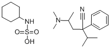 N-cyclohexylsulphamic acid, compound with alpha-[2-(dimethylamino)propyl]-alpha-isopropylbenzene-1-acetonitrile (1:1) CAS#: 10075-36-2