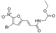 N-ethoxycarbonylmethyl-beta-(5-nitro-4-bromo-2-furyl)acrylamide CAS#: 100036-98-4