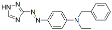 N-ethyl-N-[4-(1H-1,2,4-triazol-3-ylazo)phenyl]benzylamine CAS#: 13486-13-0