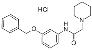 N-(m-Benzyloxyphenyl)-alpha-piperidinoacetamide hydrochloride CAS#: 19515-41-4