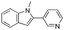 N-methyl-2-(pyridin-3-yl)indole CAS#: 23768-17-4