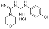 N-((p-Chlorophenyl)amidino)-4-morpholinecarboxamidine hydrochloride CAS#: 19803-81-7