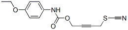 N-(p-Ethoxyphenyl)carbamic acid 4-thiocyanato-2-butynyl ester CAS#: 14225-21-9