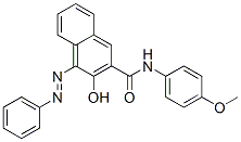 N-(p-anisyl)-3-hydroxy-4-(phenylazo)naphthalene-2-carboxamide CAS#: 17947-32-9