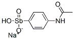 N-[p-(dihydroxystibino)phenyl]acetamide Sb-oxide, monosodium salt CAS#: 138-31-8