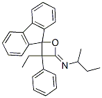N-sec-Butyl-3'-ethyl-3'-phenylspiro[9H-fluorene-9,2'-oxetan]-4'-imine CAS#: 15183-49-0