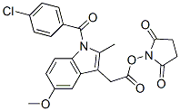 N-succinimidyl-1-(4-chlorobenzoyl)-5-methoxy-2-methyl-1H-indole-3-acetate CAS#: 104425-42-5