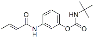 N-tert-Butylcarbamic acid 3-[(1-oxo-2-butenyl)amino]phenyl ester CAS#: 17838-05-0