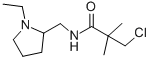 N1-[(1-ETHYLTETRAHYDRO-1H-PYRROL-2-YL)METHYL]-3-CHLORO-2,2-DIMETHYLPROPANAMIDE CAS#: 243963-39-5
