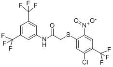 N1-[3,5-DI(TRIFLUOROMETHYL)PHENYL]-2-([5-CHLORO-2-NITRO-4-(TRIFLUOROMETHYL)PHENYL]THIO)ACETAMIDE CAS#: 217490-29-4