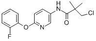 N1-[6-(2-FLUOROPHENOXY)-3-PYRIDYL]-3-CHLORO-2,2-DIMETHYLPROPANAMIDE CAS#: 243963-22-6