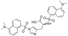 N,1-bis[[5-(dimethylamino)-1-naphthyl]sulphonyl]-L-histidine CAS#: 1110-87-8