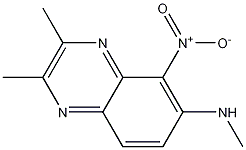 N,2,3-Trimethyl-5-nitro-6-quinoxalinamine CAS#: 107095-00-1