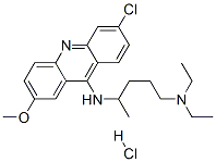 N4-(6-chloro-2-methoxyacridin-9-yl)-N1,N1-diethylpentane-1,4-diamine hydrochloride CAS#: 130-42-7