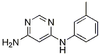 N4-m-tolyl-pyrimidine-4,6-diyldiamine CAS#: 104296-46-0