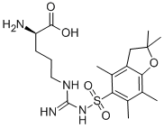 N5-[[[(2,3-Dihydro-2,2,4,6,7-pentamethyl-5-benzofuranyl)sulfonyl]amino]iminomethyl]-D-ornithine CAS#: 200116-81-0