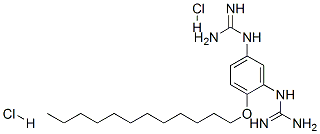 N,N'''-[4-(dodecyloxy)-1,3-phenylene]bisguanidine dihydrochloride CAS#: 135-42-2