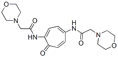 N,N'-(7-Oxo-1,3,5-cycloheptatrien-1,4-ylene)bis(4-morpholineacetamide) CAS#: 18188-79-9