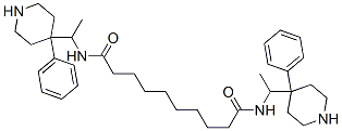 N,N'-Bis(1-methyl-4-phenyl-4-piperidylmethyl)decanediamide CAS#: 13018-50-3