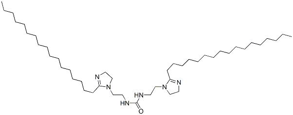 N,N'-Bis[2-[(2-heptadecyl-4,5-dihydro-1H-imidazol)-1-yl]ethyl]urea CAS#: 13170-68-8