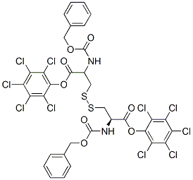 N,N'-Bis[(benzyloxy)carbonyl]-L-cystine bis(2,3,4,5,6-pentachlorophenyl) ester CAS#: 13673-50-2