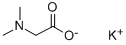 N,N-DIMETHYLGLYCINE, POTASSIUM SALT CAS#: 17647-86-8