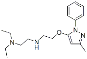 N,N-Diethyl-N'-[2-(3-methyl-1-phenyl-1H-pyrazol-5-yloxy)ethyl]ethylenediamine CAS#: 15083-48-4