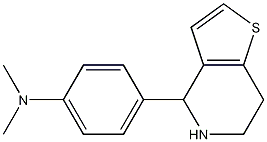 N,N-Dimethyl-4-(4,5,6,7-tetrahydrothieno[3,2-c]pyridin-4-yl)benzenamine CAS#: 213462-04-5