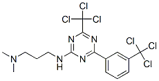 N,N-Dimethyl-N'-[4-(trichloromethyl)-6-[3-(trichloromethyl)phenyl]-1,3,5-triazin-2-yl]-1,3-propanediamine CAS#: 29622-48-8