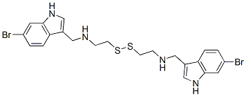 N,N'-(Dithiodi-2,1-ethanediyl)bis(6-bromo-1H-indole-3-methanamine) CAS#: 112663-94-2