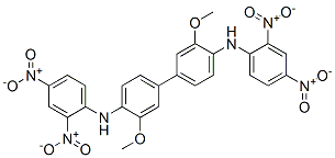 N,N'-bis(2,4-dinitrophenyl)-3,3'-dimethoxy[1,1'-biphenyl]-4,4'-diamine CAS#: 29398-96-7