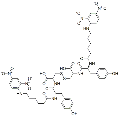 N,N'-bis((epsilon-((2,4-dinitrophenyl)amino)caproyl)tyrosyl)cystine CAS#: 104077-25-0