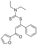 N,N-diethyl-1-[(E)-3-(2-furyl)-3-oxo-1-phenyl-prop-1-enyl]sulfanyl-met hanethioamide CAS#: 106128-43-2