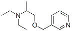 N,N-diethyl-1-(pyridin-3-ylmethoxy)propan-2-amine CAS#: 102206-56-4