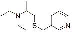 N,N-diethyl-1-(pyridin-3-ylmethylsulfanyl)propan-2-amine CAS#: 102206-57-5