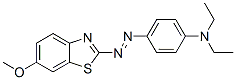 N,N-diethyl-4-[(6-methoxy-2-benzothiazolyl )azo]-Benzenamine CAS#: 13443-90-8
