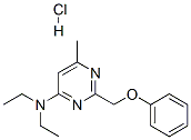 N,N-diethyl-6-methyl-2-(phenoxymethyl)pyrimidin-4-amine hydrochloride CAS#: 102207-83-0