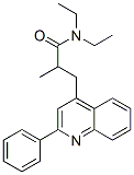 N,N-diethyl-alpha-methyl-2-phenyl-4-quinolinepropanamide CAS#: 105279-00-3