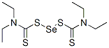N,N,6-triethyl-5-thioxo-2,4-dithia-3-selena-6-azaoctanethioamide CAS#: 136-92-5
