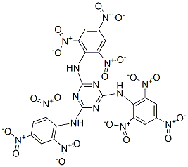 N,N',N''-tris(2,4,6-trinitrophenyl)-1,3,5-triazine-2,4,6-triamine CAS#: 10201-29-3