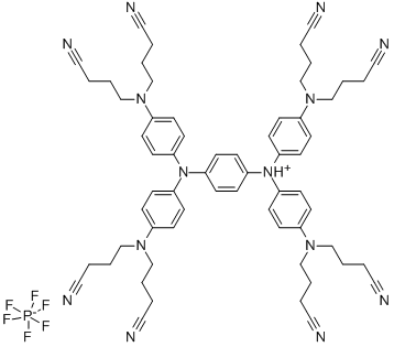 N,N,N'',N''-TETRAKIS[4-BIS(3-CYANOPROPYL)AMINOPHENYL]-P-PHENYLENEDIAMINIUM HEXAFLUOROPHOSPHATE CAS#: 253267-38-8