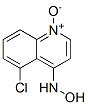 (NZ)-N-(5-chloro-1-hydroxy-quinolin-4-ylidene)hydroxylamine CAS#: 13442-11-0
