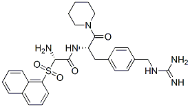 N(alpha)-(2-naphthylsulfonylglycyl)-4-guanidinomethylphenylalaninepiperidide CAS#: 109273-51-0
