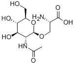 O-(2-Acetamido-2-deoxy-D-glucopyranosyl)-L-serine CAS#: 17041-36-0