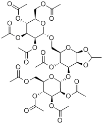O-2,3,4,6-Tetra-O-acetyl-a-D-mannopyranosyl-(1-3)-O-[2,3,4,6-tetra-O-acetyl-a-D-mannopyranosyl-(1-6)]-1,2-O-ethylidene--D-mannopyranose Acetate CAS#: 230953-17-0