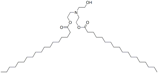 Octadecanoic acid,[(2-hydroxyethyl)imino]di-2,1-ethanediyl ester CAS#: 13412-15-2